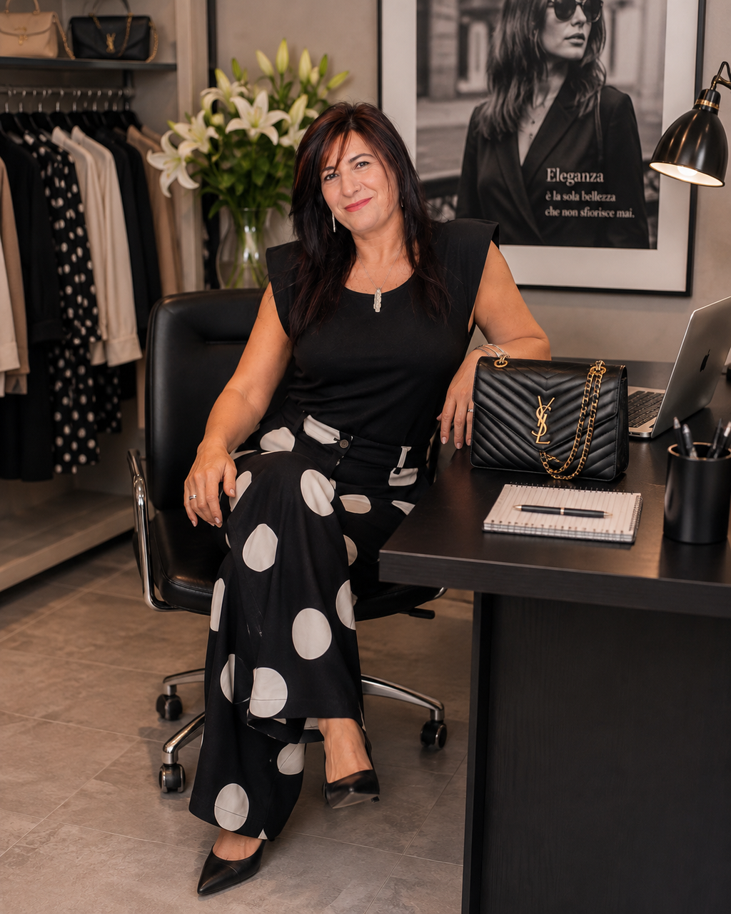 Trend Pantalone Balloon a Pois