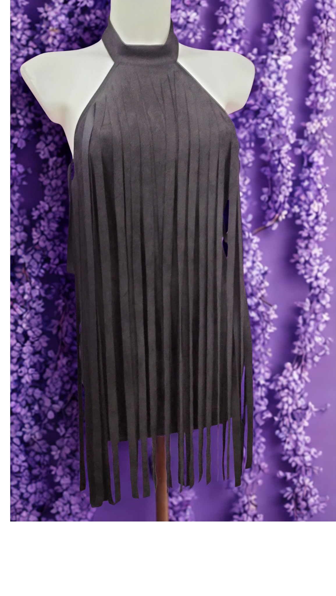 Mini Dress con frange  in 2 varianti