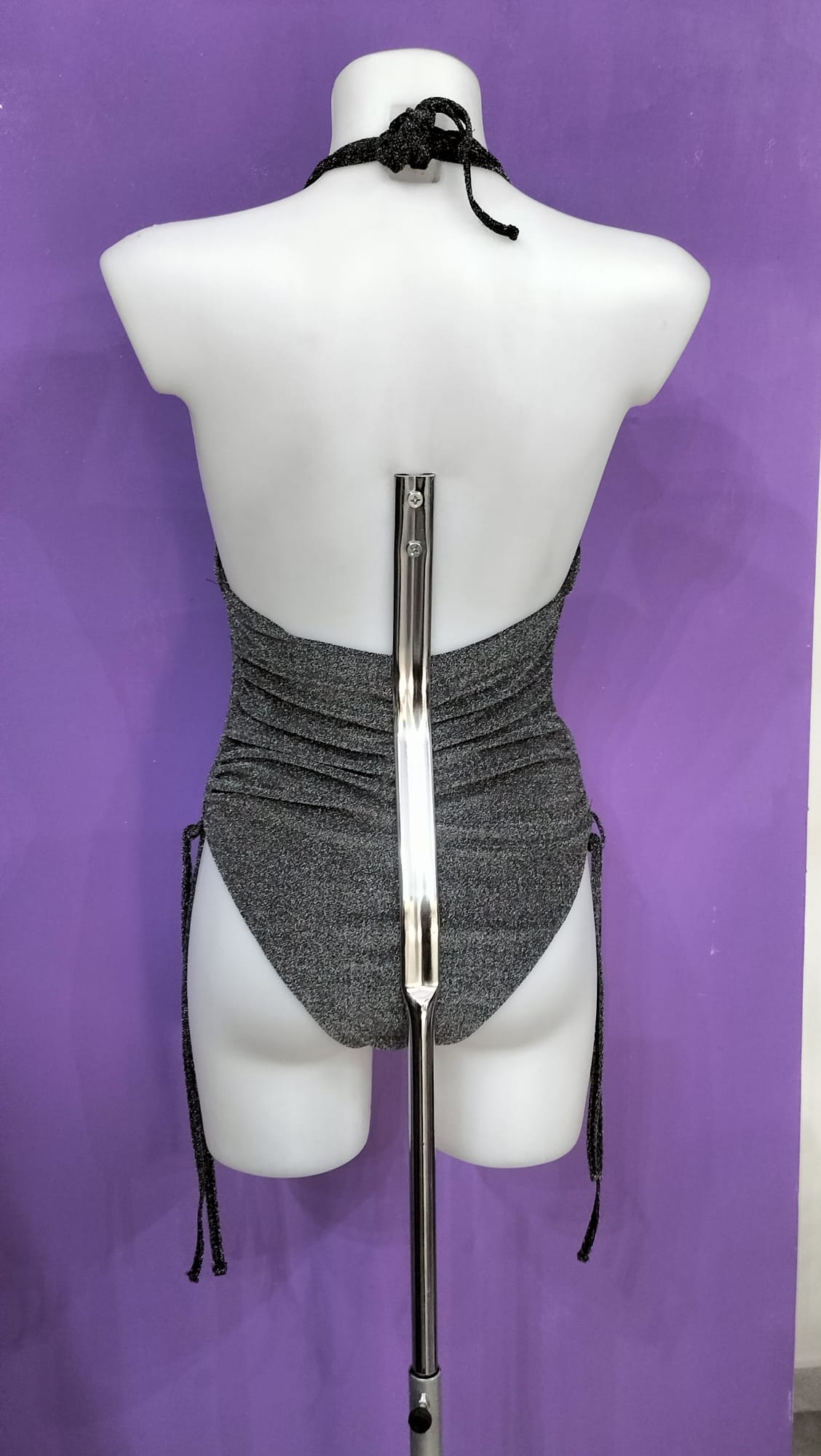 Costume Intero Nero Lurex