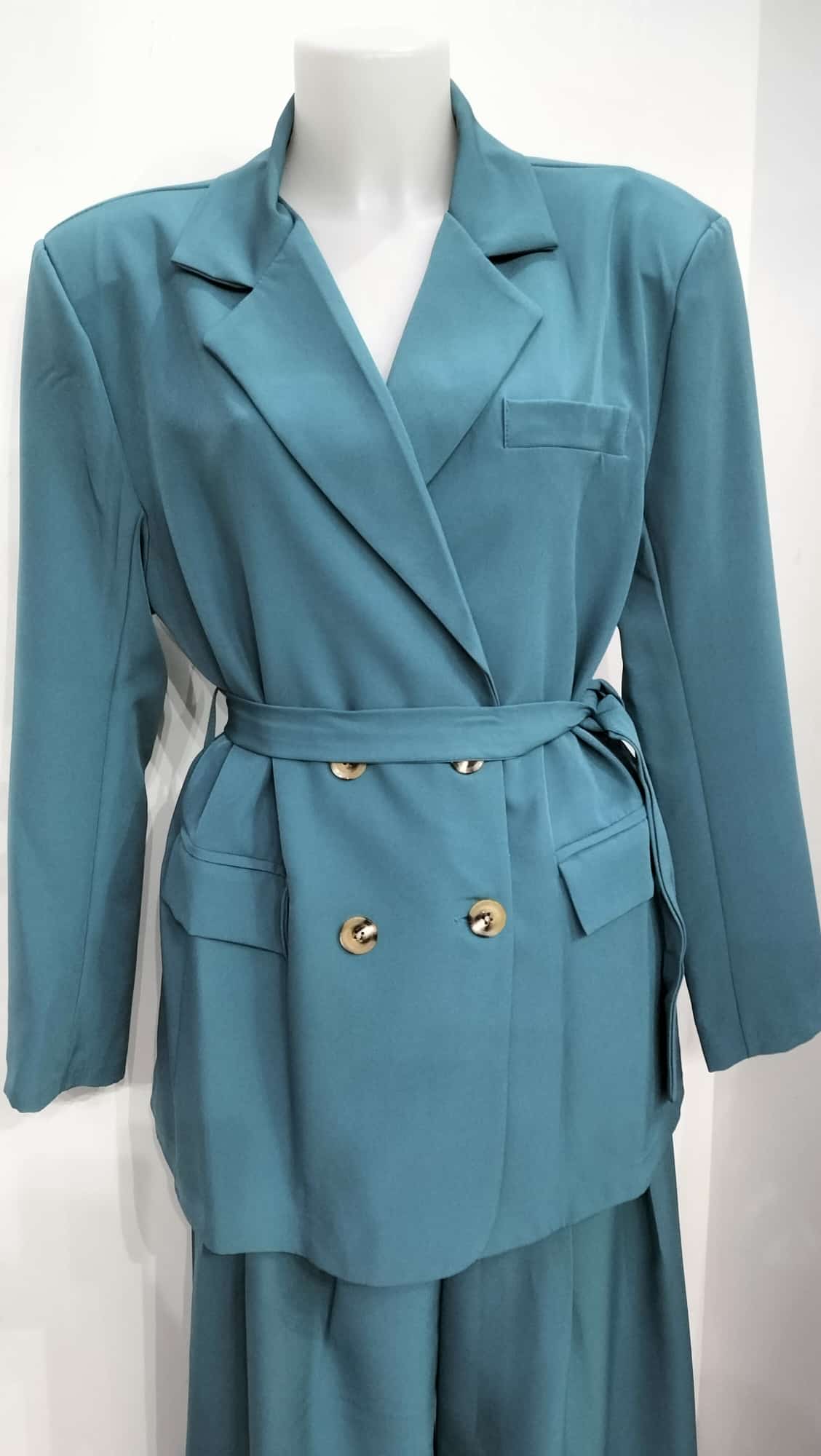 Tailleur Donna Elegante ,colore Ottanio