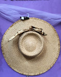 CAPPELLO IN PAGLIA CON NASTRO