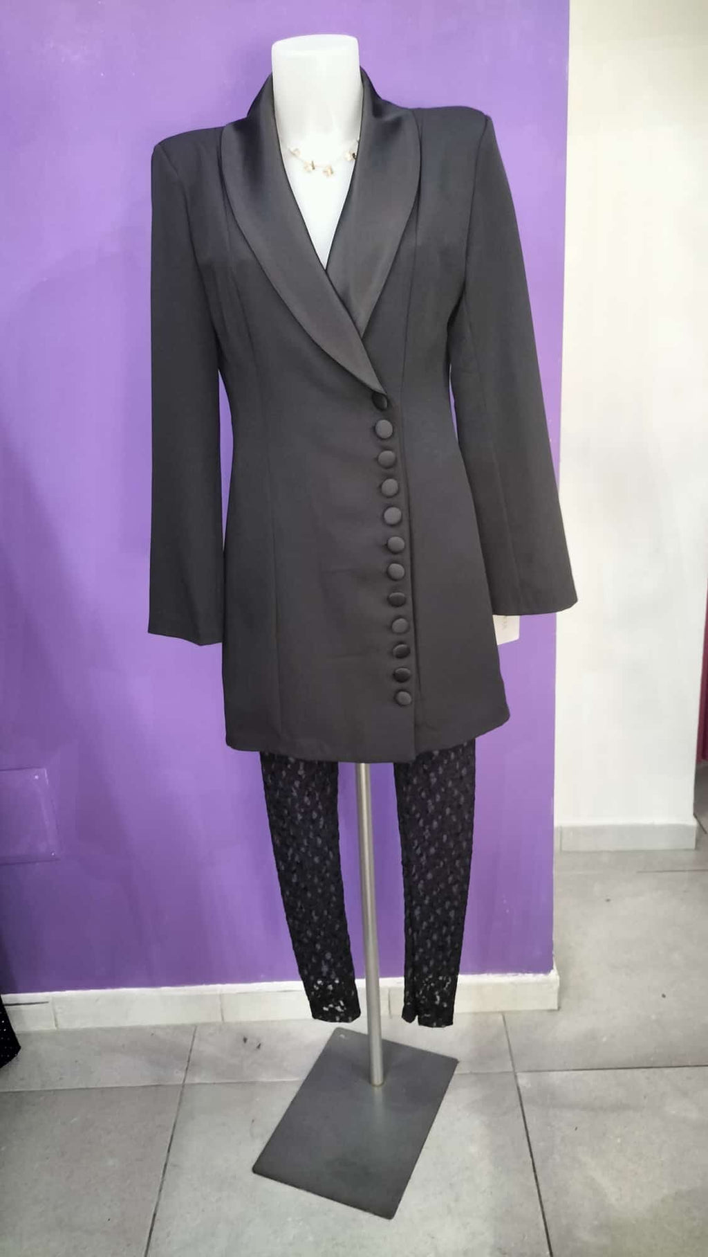 Mini Dress  Elegante Nero