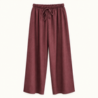 Pantalone oversize bordeaux
