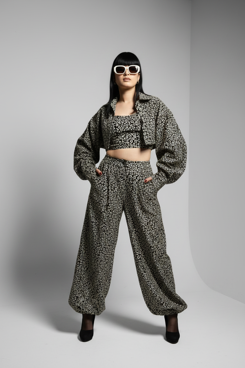 Set animalier sfondo chiaro