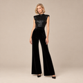 Jumpsuit-Tuta Elegante Nera con Paillettes